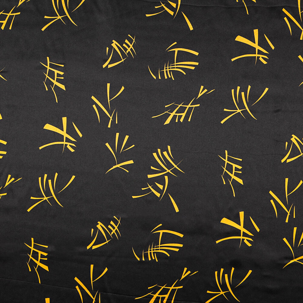 Satin Carnaval Chinois Noir - Ribes y Casals