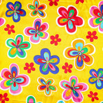 Hippie Flower Satin Carnaval Jaune - Ribes y Casals