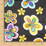 Hippie Flower Satin Carnaval Noir - Ribes y Casals