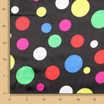 Satin Carnaval Pois Noir - Ribes y Casals