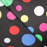 Satin Carnaval Pois Noir - Ribes y Casals