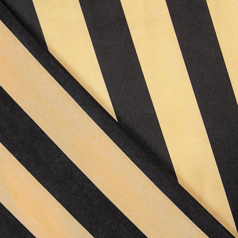 Satin Carnaval Rayures Doré - Ribes y Casals