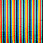 Satin Carnaval Rayures Multicolore - Ribes y Casals