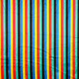 Satin Carnaval Rayures Multicolore - Ribes y Casals