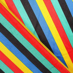 Satin Carnaval Rayures Multicolore - Ribes y Casals