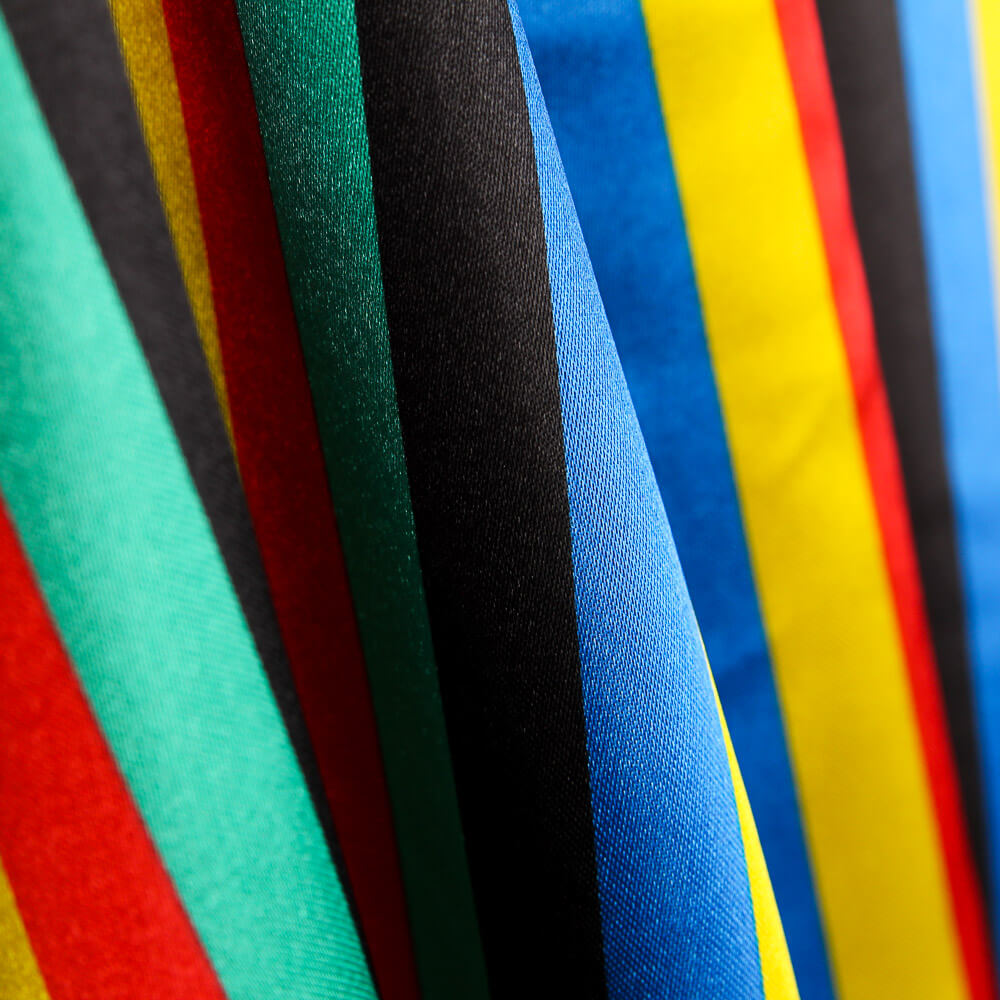 Satin Carnaval Rayures Multicolore - Ribes y Casals