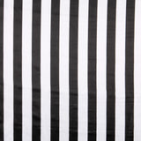 Retal Raso Carnaval Rayas Negro 150x140 cm - Ribes y Casals