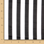 Satin Carnaval Rayures Noir - Ribes y Casals