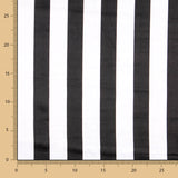 Satin Carnaval Rayures Noir - Ribes y Casals