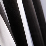 Satin Carnaval Rayures Noir - Ribes y Casals