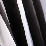 Retal Raso Carnaval Rayas Negro 150x140 cm - Ribes y Casals