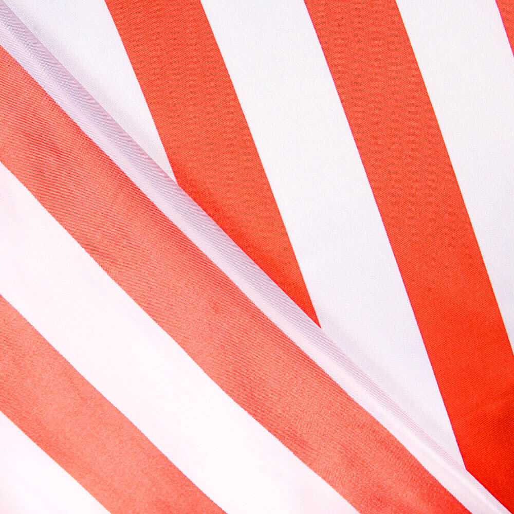 Satin Carnaval Rayures Rouge - Ribes y Casals