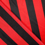 Satin Carnaval Rayures Rouge Noir - Ribes y Casals