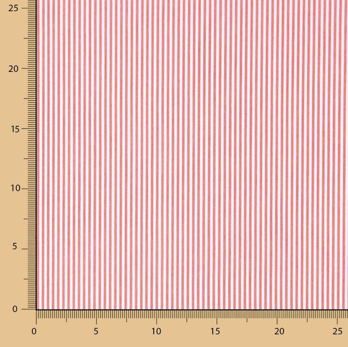 Mini Rayure Vichy Rouge - Ribes y Casals