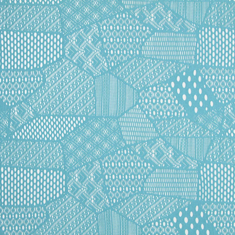 Tissu Patchwork Rouge Aigue-Marine - Ribes y Casals