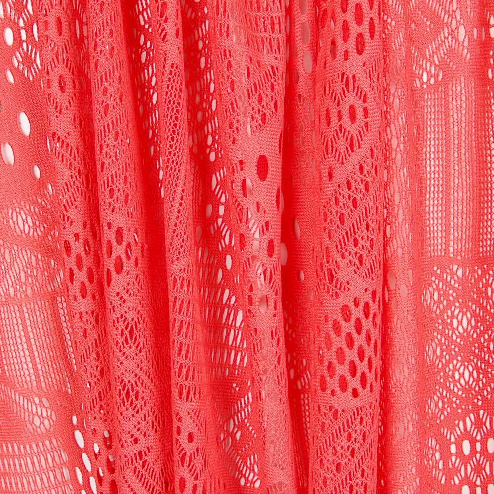 Tissu Patchwork Rouge Corail - Ribes y Casals