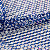 Filet Strass Argent Bleu - Ribes y Casals