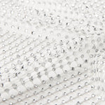 Filet Strass Argent Blanc - Ribes y Casals