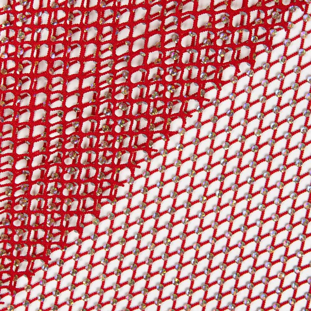 Red Pedrería Rojo/Perla - Ribes y Casals