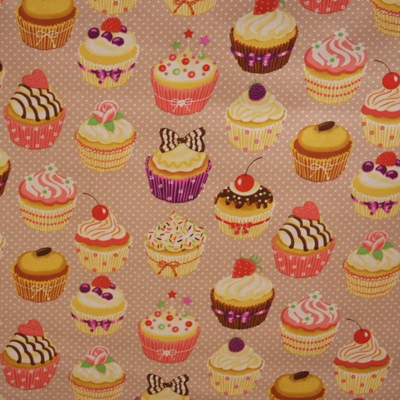 Tissu Enduit Cup Cake - Ribes y Casals