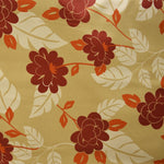 Tissu Enduit Fleurs Grenat - Ribes y Casals