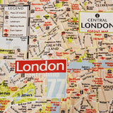 Tissu Enduit Carte Londres - Ribes y Casals