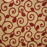 Tissu Enduit Branches Rouge - Ribes y Casals
