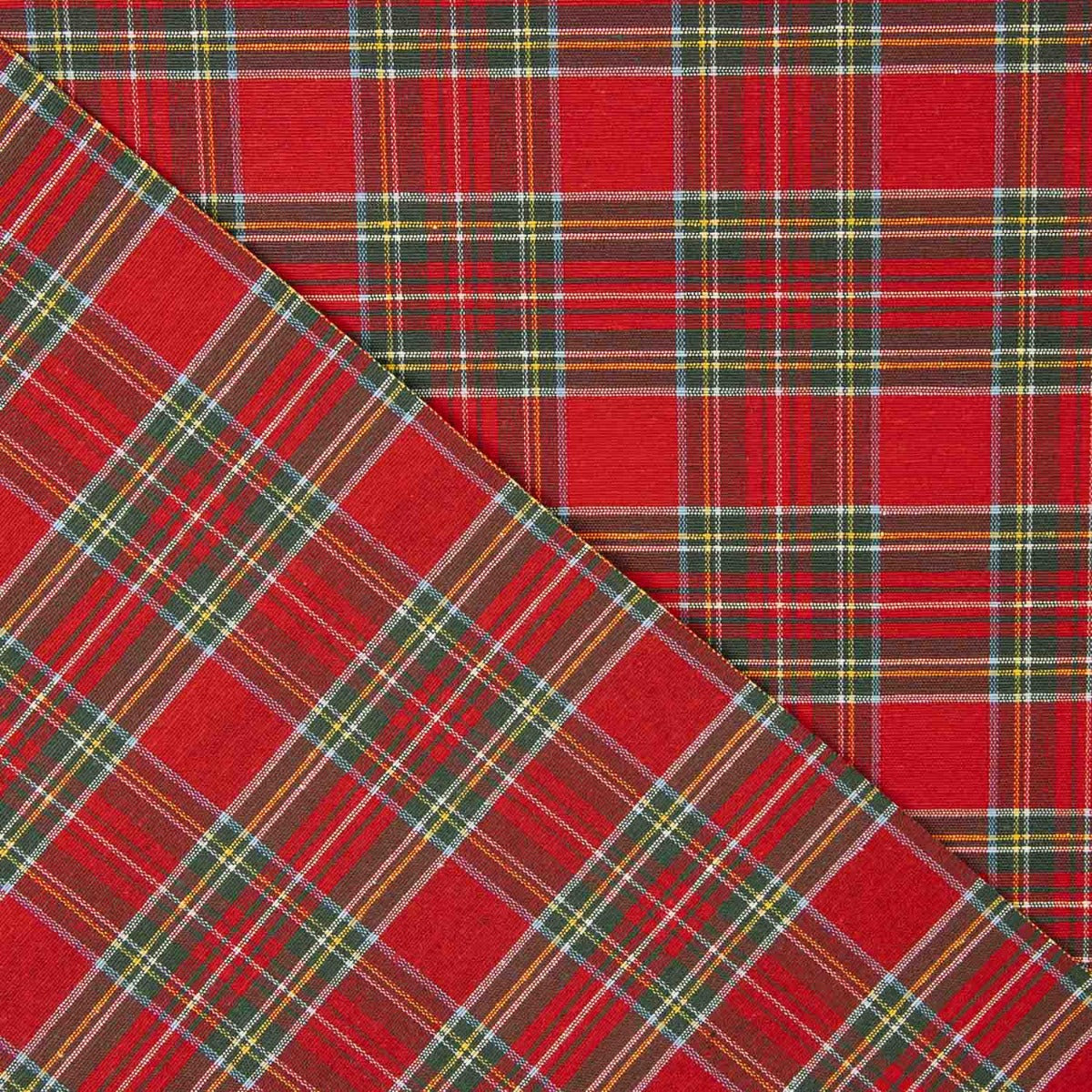 Toile légère enduite de résine – Mini tartan de Noël - Ribes y Casals