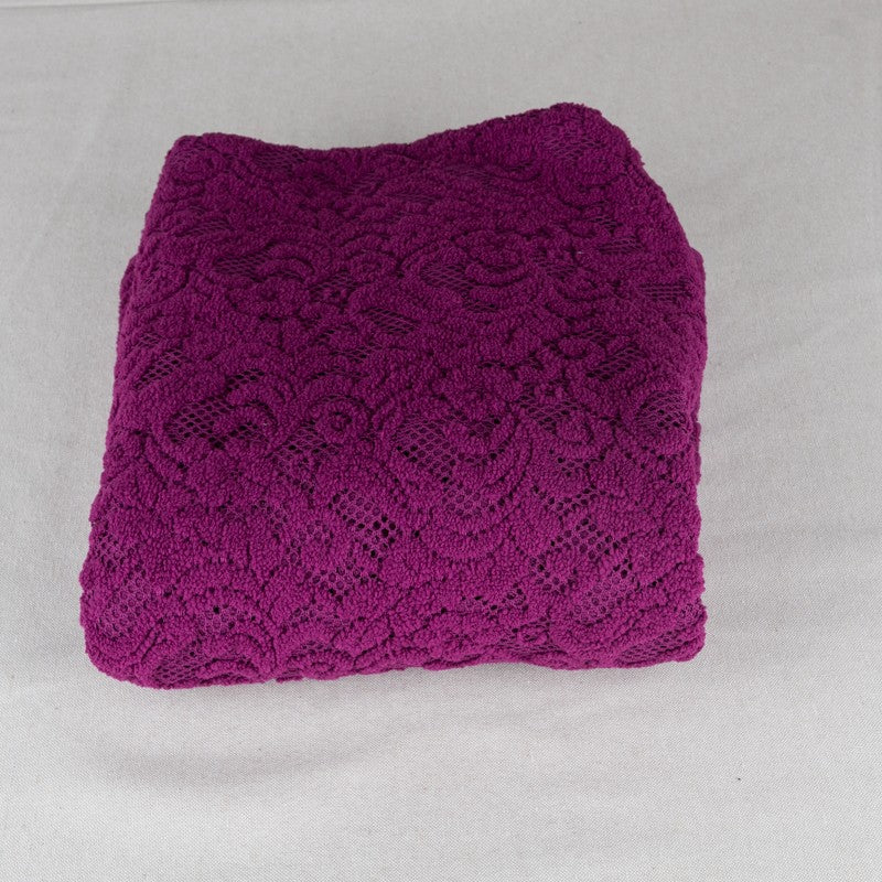 Coupon Dentelle Laine Cyclamen 150x150cm - Ribes y Casals