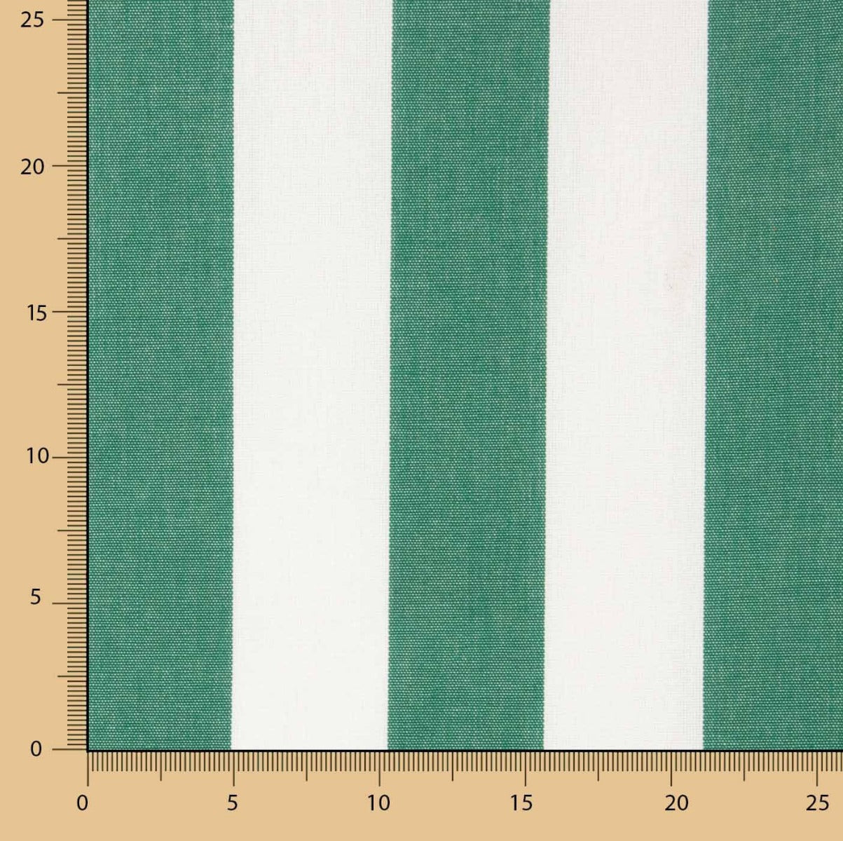 Toile d&#39;extérieur en Téflon rayé vert 320 cm - Ribes y Casals