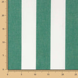 Toile d&#39;extérieur en Téflon rayé vert 320 cm - Ribes y Casals