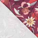 Toile Panama Hibscus Violet - Ribes y Casals