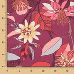 Toile Panama Hibscus Violet - Ribes y Casals