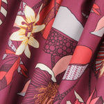 Toile Panama Hibscus Violet - Ribes y Casals