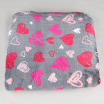 Coupon Minky Coeurs Fuchsia - Ribes y Casals