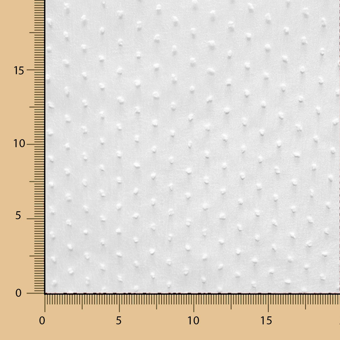 Organza Polyester Plumeti Blanc - Ribes y Casals