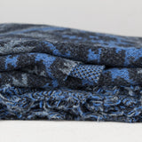 Coupon Poncho Azteque Bleu 150x150cm - Ribes y Casals