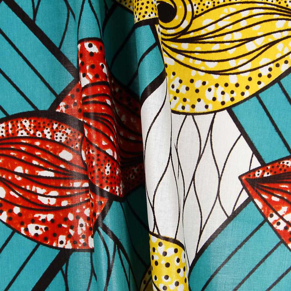 Tissu Africain WAX Tanzanie - Ribes y Casals