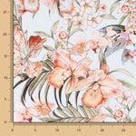 Viscose Mode Tropicale Bleu Clair - Ribes y Casals