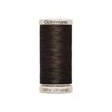 Fil à matelasser et patchwork Gütermann 200 m marron foncé 1712 - Ribes y Casals