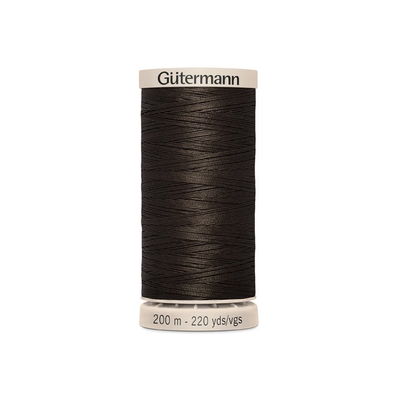 Fil à matelasser et patchwork Gütermann 200 m marron foncé 1712 - Ribes y Casals