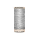 Fil à matelasser et patchwork Gütermann 200 m gris clair 618 - Ribes y Casals