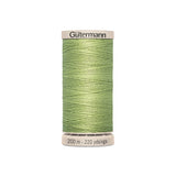 Fil à matelasser et patchwork Gütermann 200 m vert citron doux 9837 - Ribes y Casals
