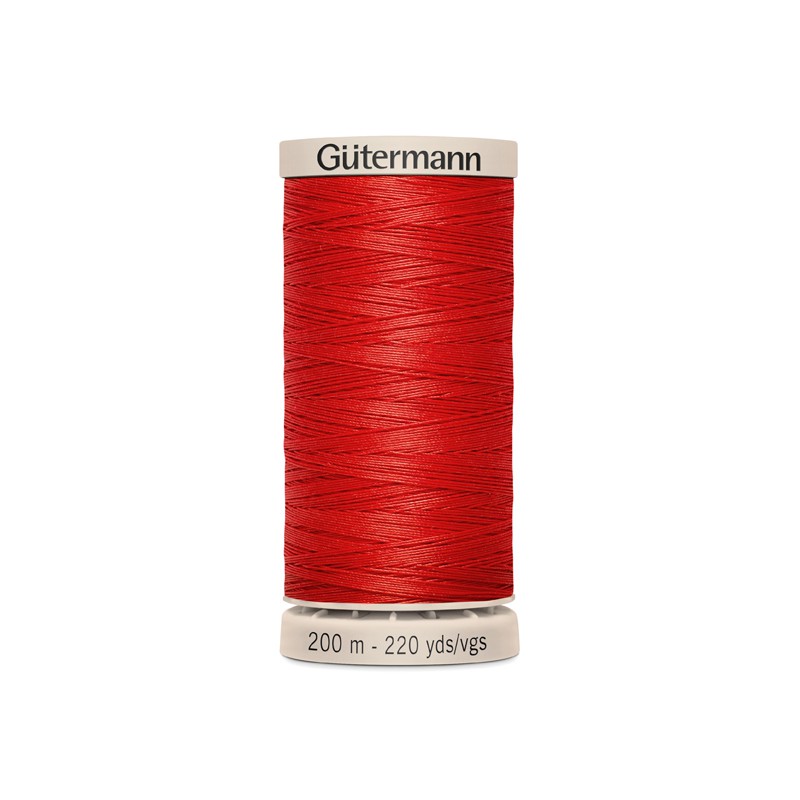Fil à matelasser et patchwork Gütermann 200 m rouge 1974 - Ribes y Casals
