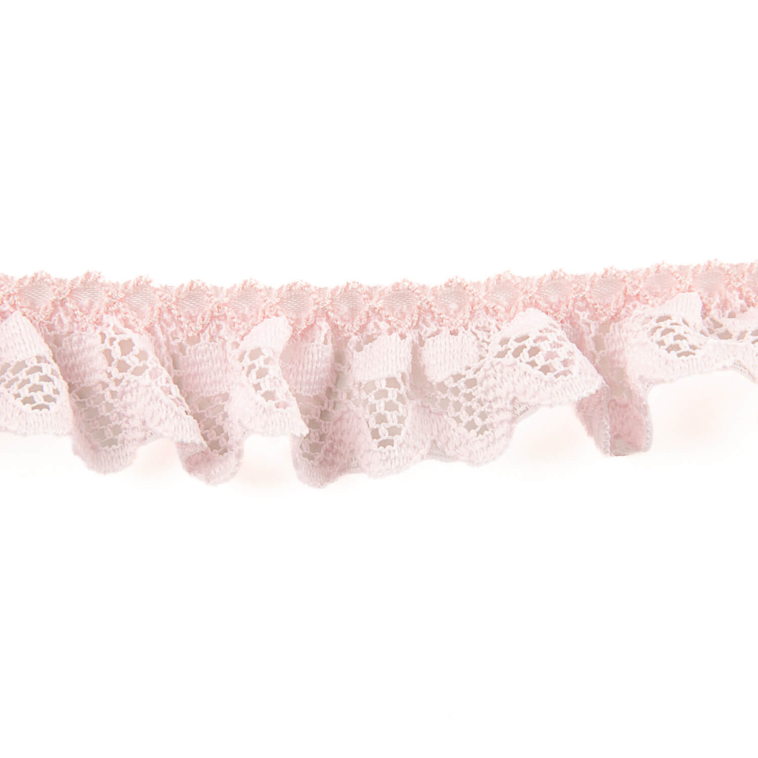 Bande de dentelle rose douce 22 mm - Ribes y Casals