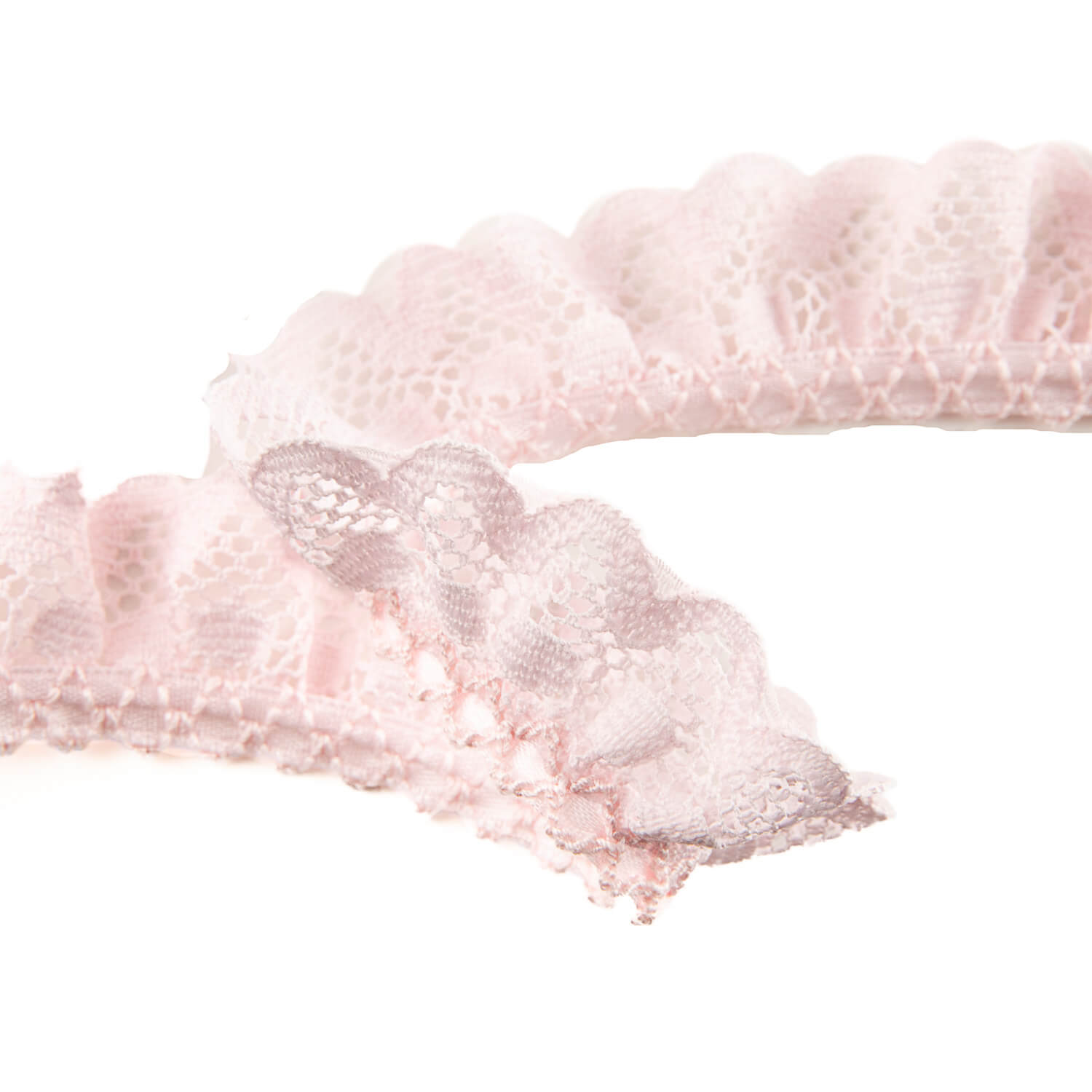 Bande de dentelle rose douce 22 mm - Ribes y Casals