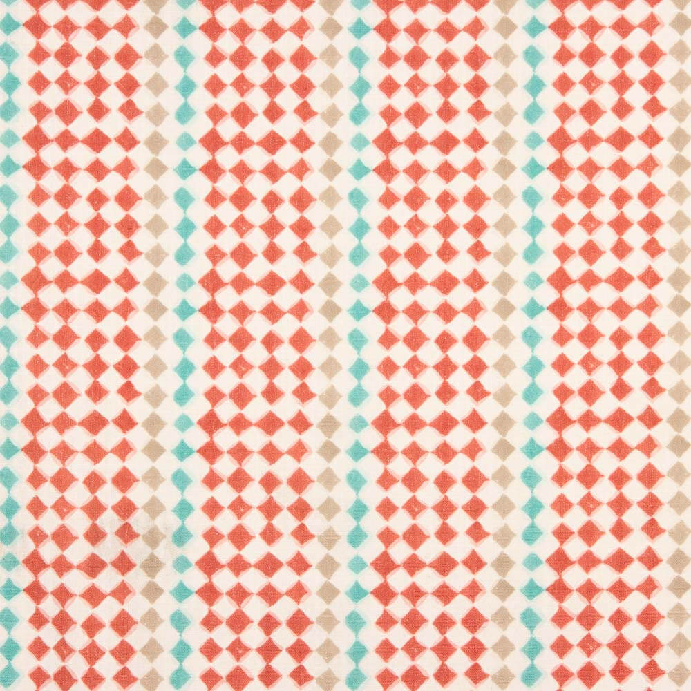 Toile Mosaïque Rouge - Ribes y Casals