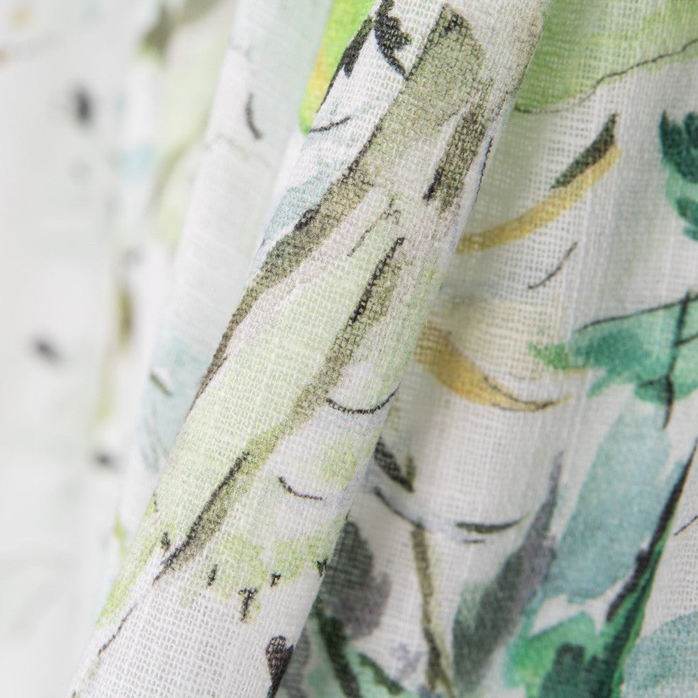 Coton Rustique Pistache Florale - Ribes y Casals