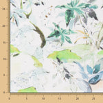 Coton Rustique Pistache Florale - Ribes y Casals