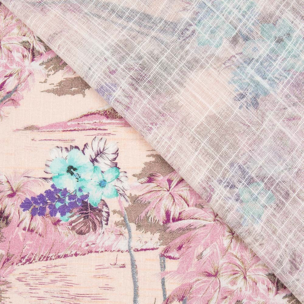 Coton Rustique Hawaï Saumon - Ribes y Casals